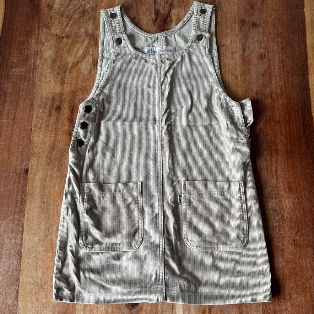 Women's Corduroy Overall Dress